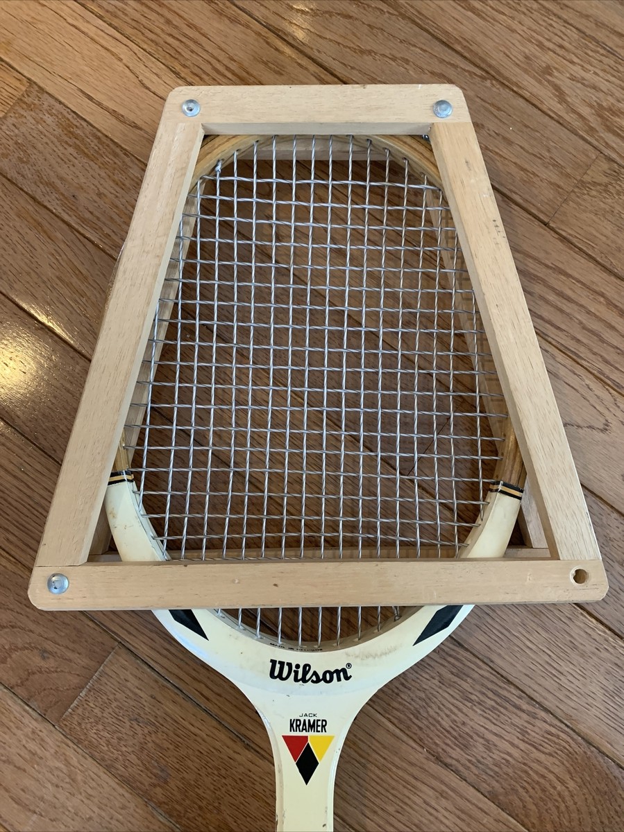 Vintage Wilson Imperial Jack Kramer 4-5/8 Grip Wood Tennis Racket strata-bow