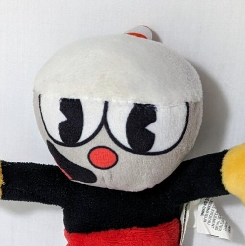 Peluche giocattolo Fiesta Cuphead 2018 Mugman 6,5" rosso pantaloncino - Foto 5 di 7
