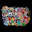 100Pcs-Skateboard-Vinyl-Sticker-Skate-Graffiti-Laptop-Luggage-Car-Bomb-Decal miniatuur 4