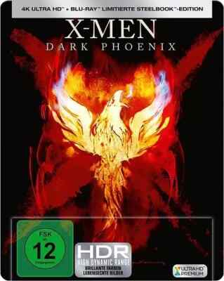 X-Men - Dark Phoenix / Limited Steelbook Edition / 4K UHD + Blu-ray / NEU&OVP