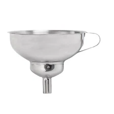 Lehman's Canning Funnel Regular and Wide Mouth Stainless Steel Removable Spout