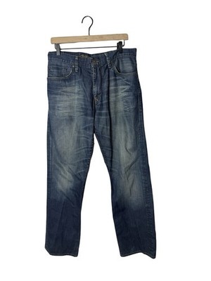 Mavi Matt Relaxed Straight Jeans Blue Denim Classic Fit sz 34 X 32