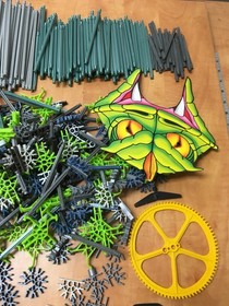 Knex Screamin Serpent Roller Coaster K'nex Replacement Parts incomplete 6lbs Lot