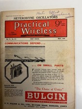 PRACTICAL WIRELESS MAGAZINE MAY 1942 VOL 18 NO;431 RARE VINTAGE
