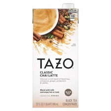 Chai Latte Black Tea Concentrate, Classic Chai Latte, 32 fl oz Carton