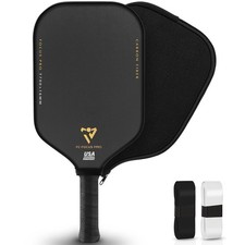 T700 Carbon Fiber Pickleball Paddles, Pickleball Set 16mm Pickle Ball Rackets...