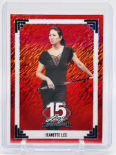 2025 Leaf 15th NSCC National 1991 JEANETTE LEE Red Shimmer 3/3