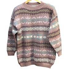 Vintage 90s Christopher Banks Mohair Blend Sweater Cottagecore Grandmacore