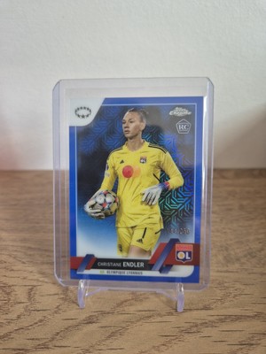 2022-23 Topps Chrome Womens UWCL Christiane Endler RC Lyon Mojo /250 #89