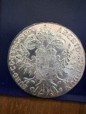 Genuine Maria Theresa Thaler 1780 Austrian real Silver Coin 28g .833 purity