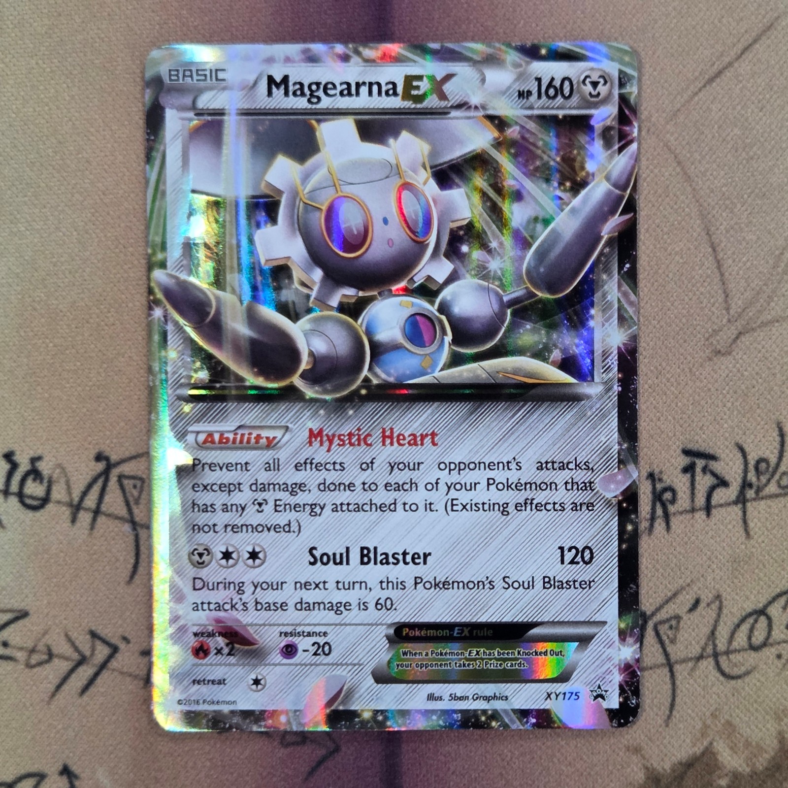Magearna EX XY175 Black Star Promo Holo NM Pokemon Card English