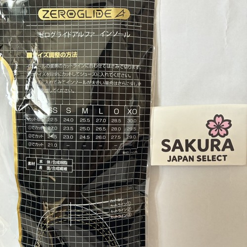 Mizuno Zero Glide Alpha Insole Soccer Grip Comfort Light Weight O 27.5-28.5cm - Picture 7 of 13