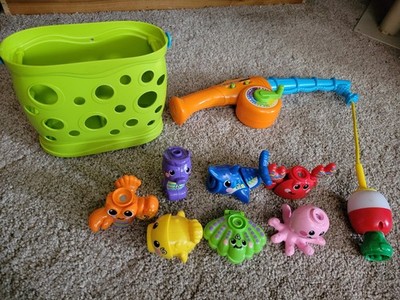 VTech Wiggle & Jiggle Fishing Set Colors Numbers Animals Songs Melodies 