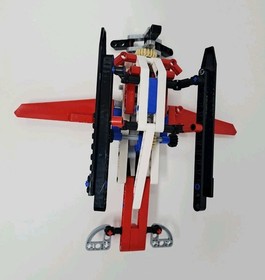 Lego Technic 8046 Seaplane - PLANE ONLY Complete w Manuals 2010 Helicopter