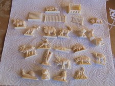 Konvolut 25 Figuren Margarine Union Clever Stolz Tiere Zaun