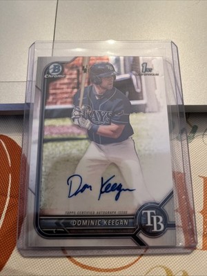 2022 Bowman Draft - Chrome Draft Pick Autographs Dominic Keegan #CDA-DK (AU, RC)