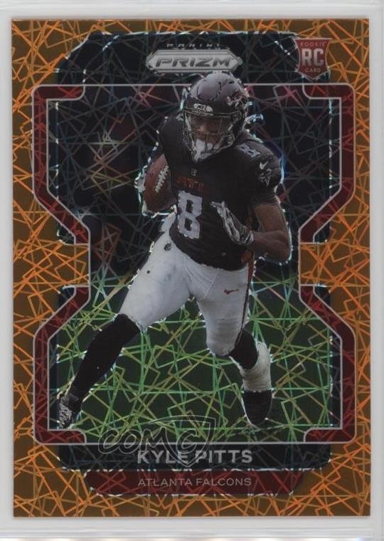 2021 Panini Prizm Rookie Lazer Prizm Kyle Pitts #341 Rookie RC