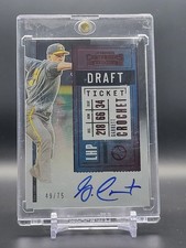 Garrett Crochet 2020 Contenders Draft Pick Ticket Rookie Auto Red /75 Red Sox 🔥