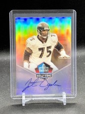 Jonathan Ogden 2025 Panini Pro Football Hall Of Fame Silver Auto /50 #HOF-JON