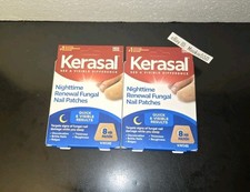 2 Box/Pack 2x14ct KERASAL PATCHES Nighttime Renewal Fungal Nail Patches