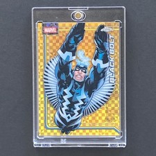 2026 Topps Chrome Marvel - Gold X-Fractor /50 - Black Bolt #12