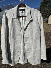 Rag & Bone 42 blazer jacket seersucker mens c...