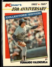 1987 Topps Kmart 25th Anniversary  #33 Fernando Valenzuela Baseball Card 2902J