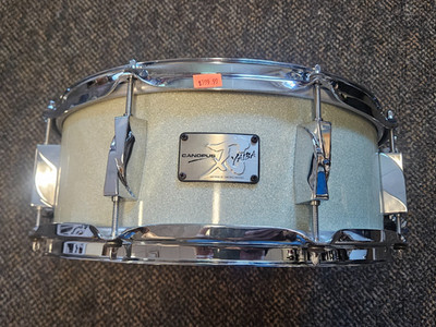Canopus Yaiba II snare drum Ice White 5.5X 14