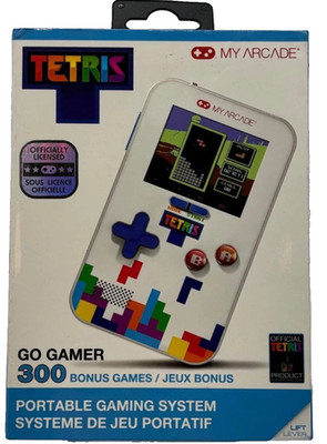 New My Arcade Tetris Go Gamer Portable Gaming System DGUNL-7029 FREE SHIPPING