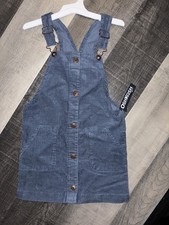 OSHKOSH B  GOSH TODDLER GIRLS CORDUROY SKIRTALL JUMPER OVERALLS 5T NWT