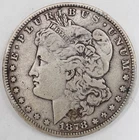 1878 Morgan Silver Dollar $1 Circulated 1st Year 90% Silver US Coin