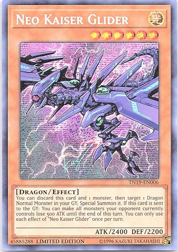 Neo Kaiser Glider TN19-EN006 YuGiOh 2019 Gold Sarcophagus Tin card
