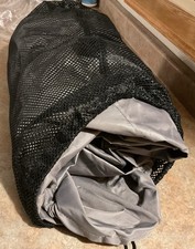 Boat Cover For 16’ Fishing Boat With Walk-through Windshield, Heavyweight 1200D.