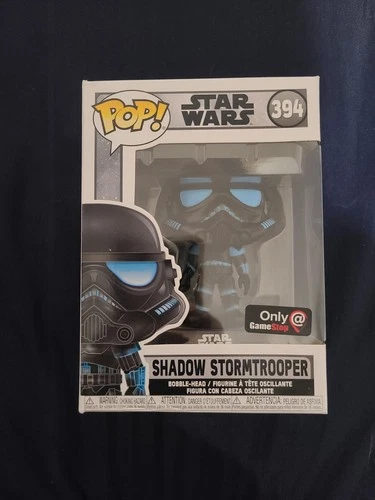Funko Pop! Star Wars - Shadow StormTrooper #394 Vinyl Bobblehead GameStop Exclus