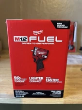 NEW In Box Milwaukee 2562-20 M12 FUEL 3/8" Stubby Impact Wrench w/ Friction Ring