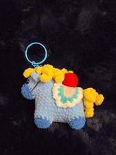 Hand made Amigurumi Horse Crochet Doll Plushie keychain