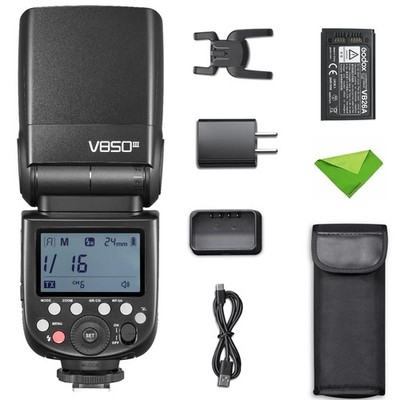 Godox V850III Flash Camera Flash 7.2V/2600mAh HSS 1/8000 2.4G 1.5s Recycle Ti...