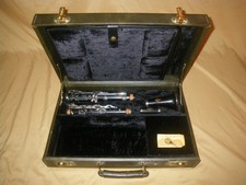 VINTAGE G. LEBLANC PARIS L7 Bb CLARINET, BIG CASE - PLAYING CONDITION, NO CRACKS