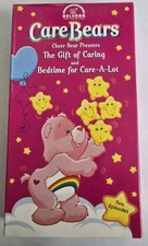 Vintage Care Bears VHS, Cheer Bear P The Gift Of Caring  Bedtime For Care-a-lot