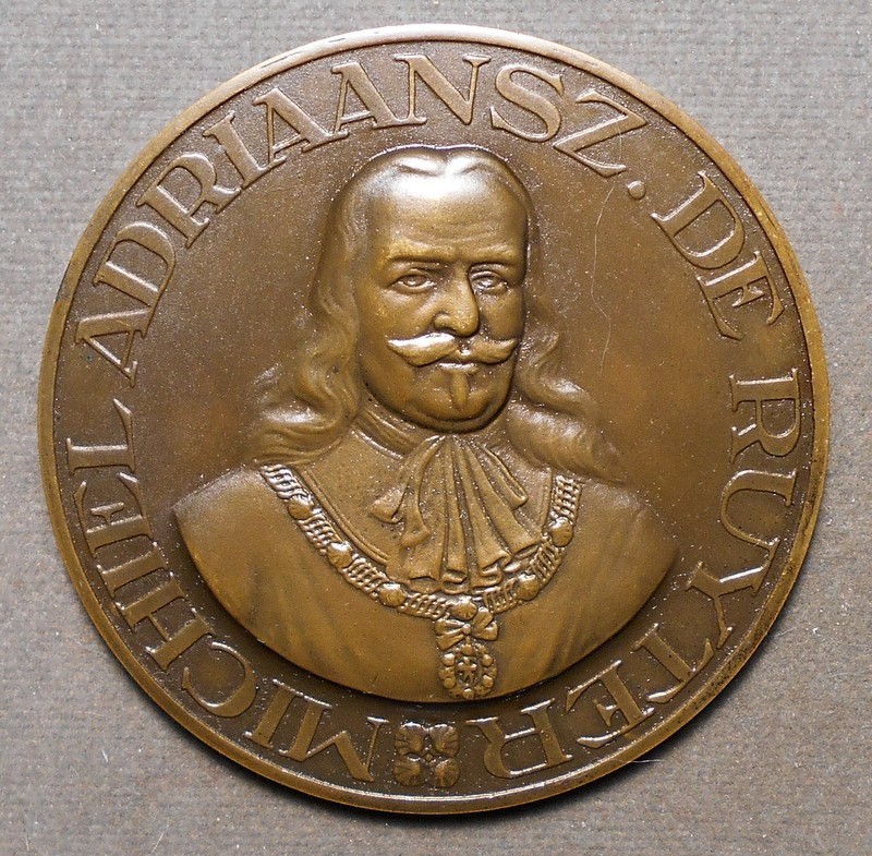 Netherlands: Michiel Adriaansz De Ruyter (Bust)   29 April 1676-1926, As the St