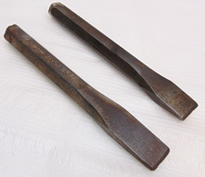 Cold Chisel Set One Proto Tools 3/4" USA 2pc 7/8" Width Unbranded 1904 Stamped