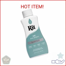Rit All- Purpose Liquid Dye, 8 Fl Oz, Teal