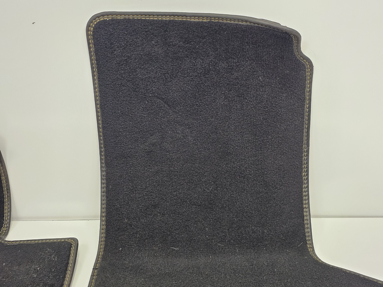 2015-2022 Lamborghini Huracan Black w/ Yellow Stitching Floor Carpet Mat Set OEM
