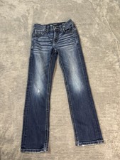 BKE Buckle Boys Size 10 Regular Conner Straight Blue Jeans Adjustable Waist