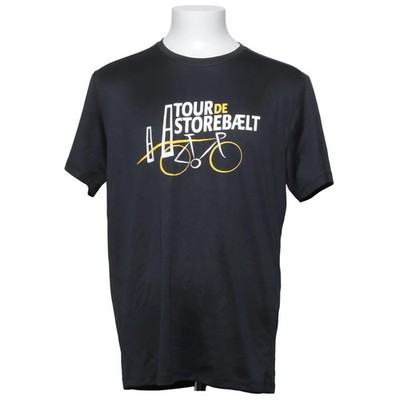 Tee Jays, T-shirt, Größe: L, Schwarz, Polyester, Print, Herren #rpy