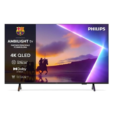 Philips 43PUS8510 109,2 cm (43 Zoll) 4K-QLED-TV mit Ambilight Dolby Atmos