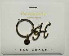 Personalite Marina De Buchi Gold Tone Bag Charm Key Ring Key Chain H