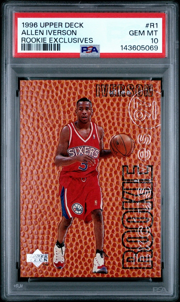 Allen Iverson 10 Graded Basketball Sports Trading Cards