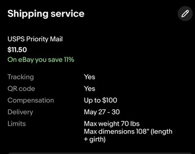 #100 Private Sale Priority Mail Upgrade