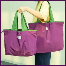 1-Pack Reusable Shopping Bag, Large Capacity Foldable Drawstring Eco-friendly